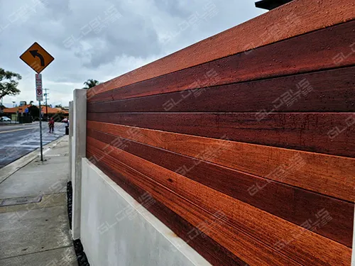 Wood fence in Los Angeles