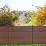 Modern full-privacy composite fence