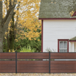Classic semi-privacy composite fence