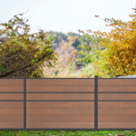 Modern full-privacy composite fence