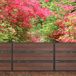 Deluxe semi-privacy composite fence