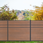 Modern full-privacy composite fence