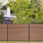 Classic full-privacy composite fence