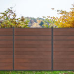 Modern full-privacy composite fence