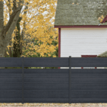 Classic semi-privacy composite fence