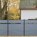Classic semi-privacy composite fence