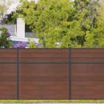Classic full-privacy composite fence