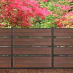 Deluxe semi-privacy composite fence