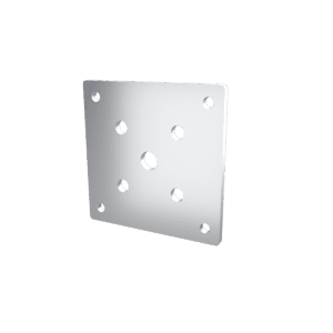 Fence company in Los Angeles - Base-plate-4x4-1