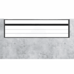 Aluminum Fence Alu Vinyl Horizontal Wall Topper Kit 3′ x 3′