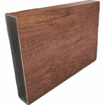 Profile40 6.3 Aluminum Wood Grain Slat Teak-Ipe 6′