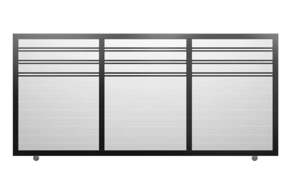 Fence company in Los Angeles - Chb-alu60-horizontal-driveway-gate vinil-1