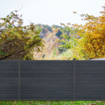 Modern full-privacy composite fence