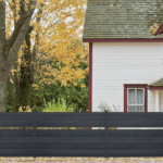 Classic semi-privacy composite fence