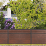 Classic full-privacy composite fence