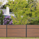 Classic full-privacy composite fence