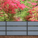 Deluxe semi-privacy composite fence