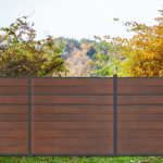 Modern full-privacy composite fence