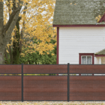 Classic semi-privacy composite fence