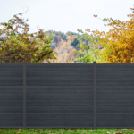 Modern full-privacy composite fence