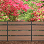 Deluxe semi-privacy composite fence