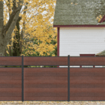 Classic semi-privacy composite fence
