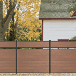 Classic semi-privacy composite fence