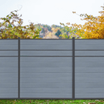 Modern full-privacy composite fence