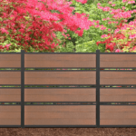 Deluxe semi-privacy composite fence