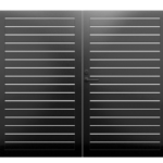PROFILE40 HORIZONTAL DOUBLE SWING GATE KIT 12′ x 6′