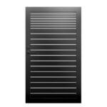 PROFILE 40+15 Horizontal Pedestrian Gate Single Swing