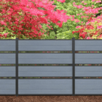 Deluxe semi-privacy composite fence