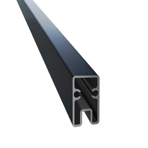 Fence company in Los Angeles - Profile-top-rail-1inch