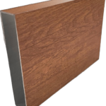 PROFILE40 6.3 Aluminum Wood Grain Slat Teak-Ipe 6′