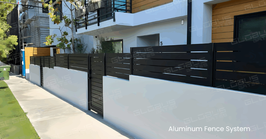 Modern Aluminum Fences Make a Bold Statement in Alhambra