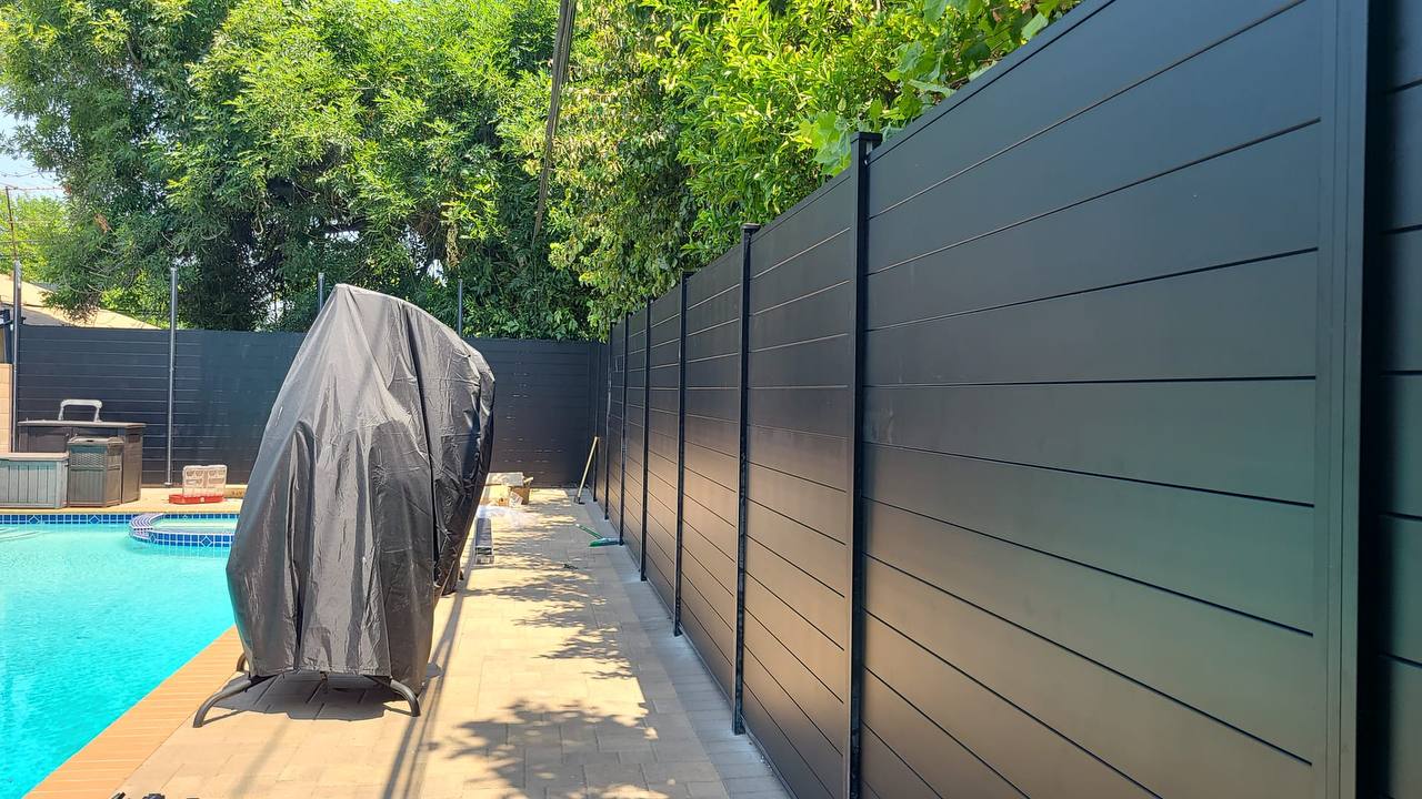 Yorba Linda aluminum pool fence compliant with California safety code