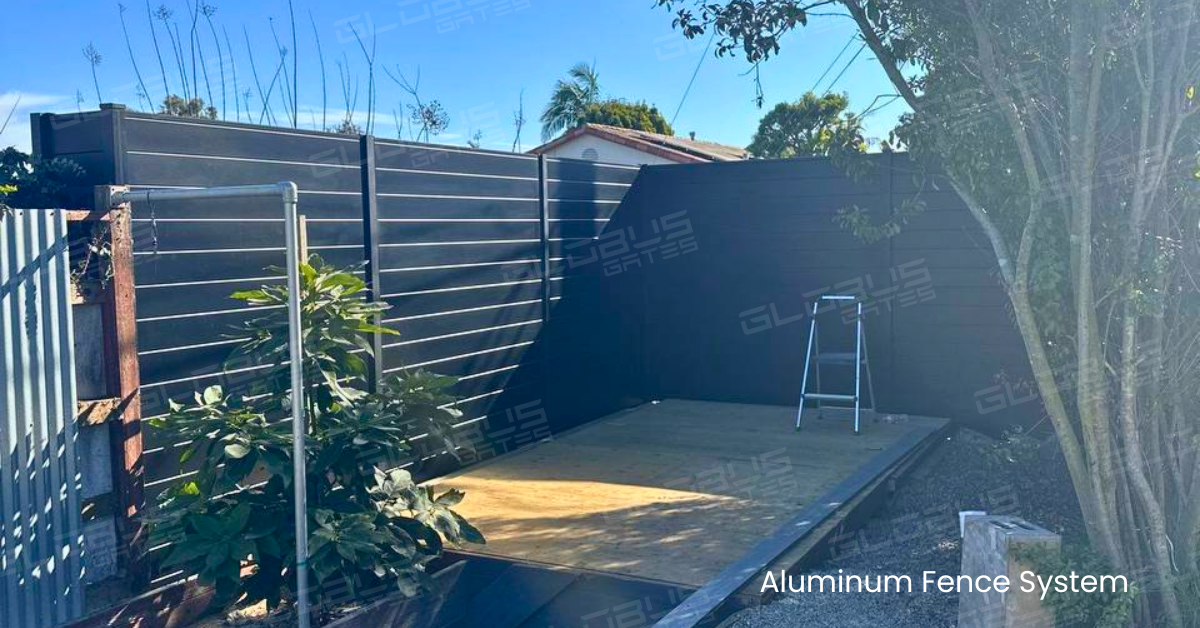 Privacy fencing with ocean views in La Jolla