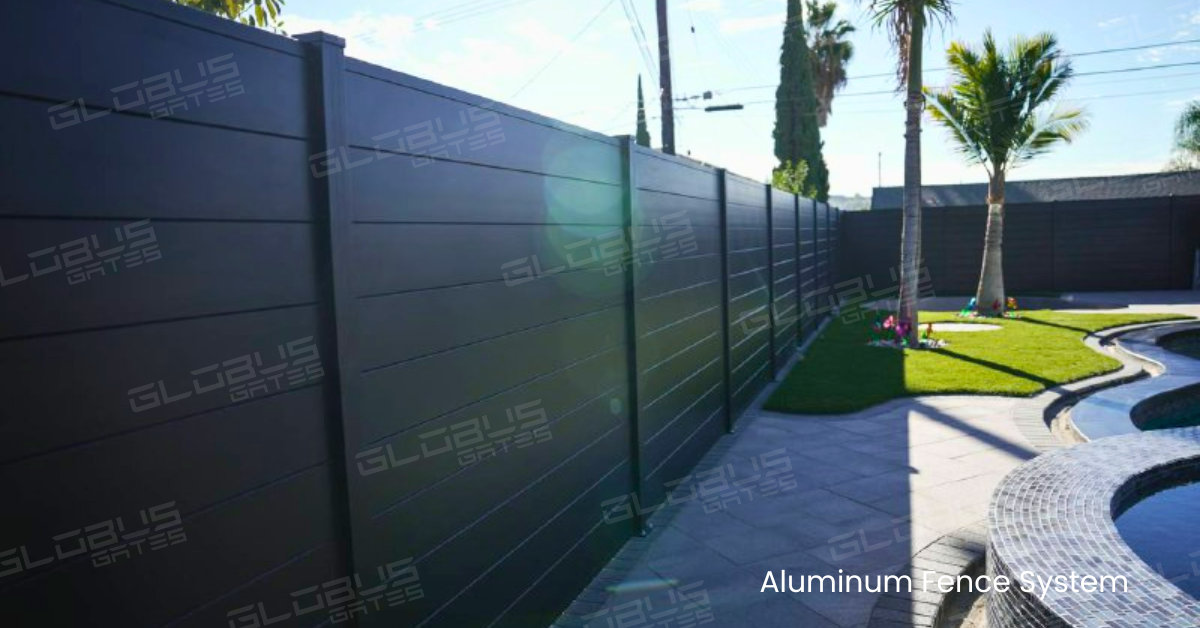 Architectural fence design in La Jolla