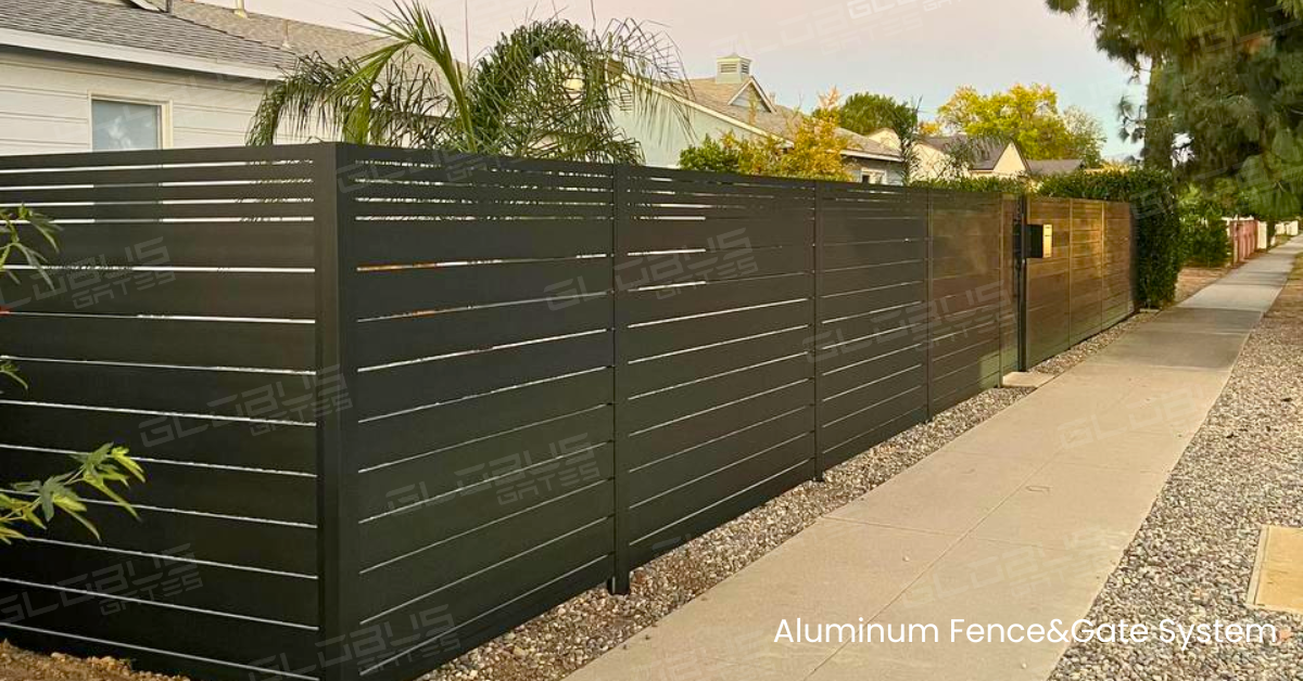 Gates with Landscaping