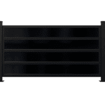 AluPlexi fence plexiglass system 6×6 FENCE PANEL + Plexiglass