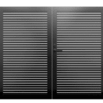 Profile20 SLAT Universal DIY 12′ x 6′ Horizontal Double Swing Gate (DIY DOUBLE GATE)