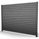 Profile40 6′ x 6′ Fence Kit 1/2 Gap BLACK (NEW 2way post)
