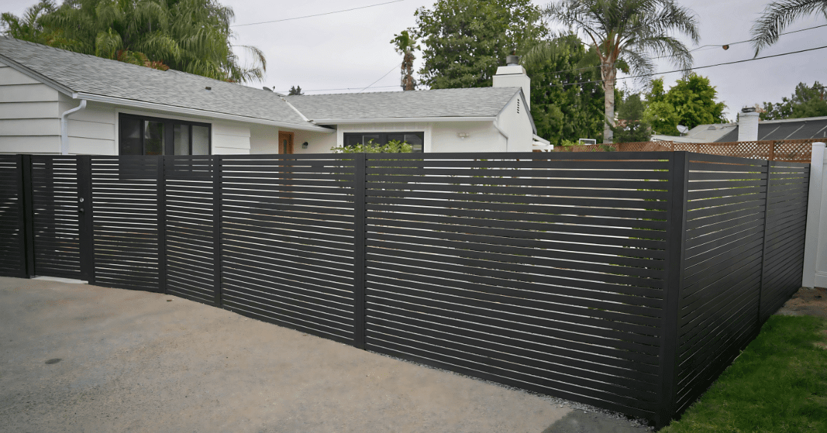 Privacy Aluminum Fence Options