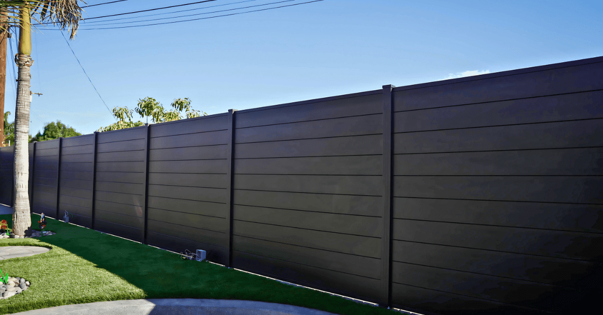 Privacy, spacing, and airflow with horizontal wood fence designs