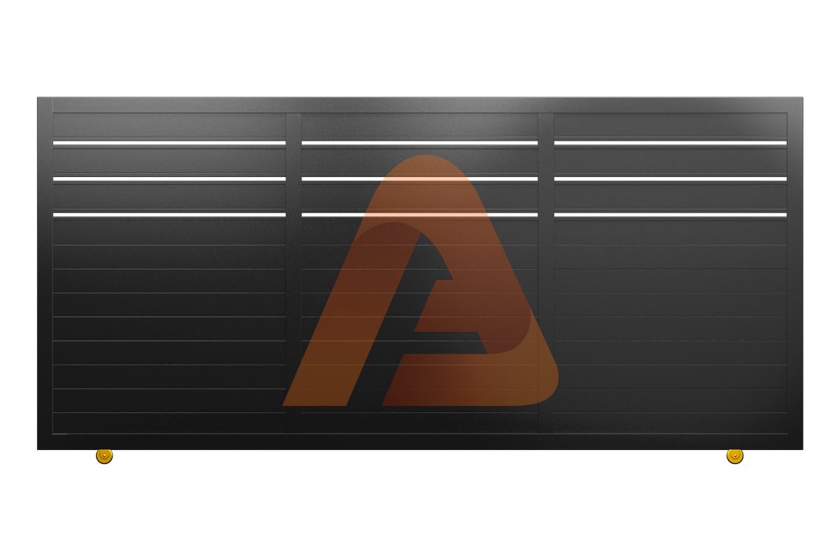 ALU60 Horizontal Driveway Gate 1