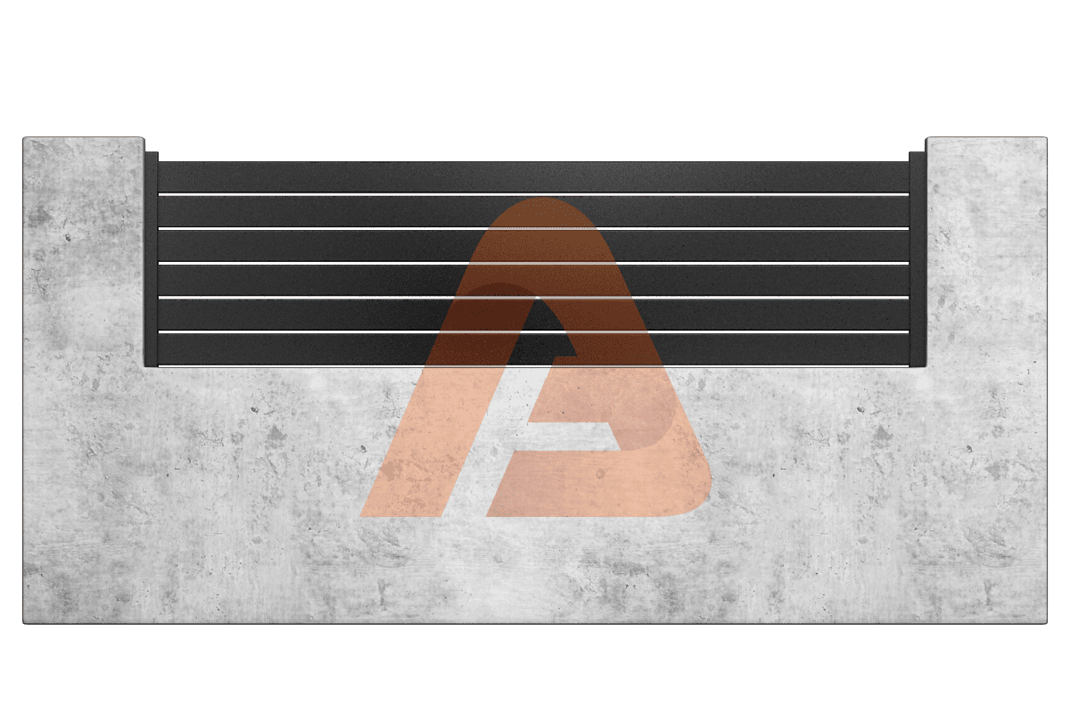 ALV40 Horizontal wall topper