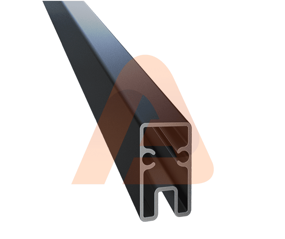 Top Rail 6ft BLACK (NEW)