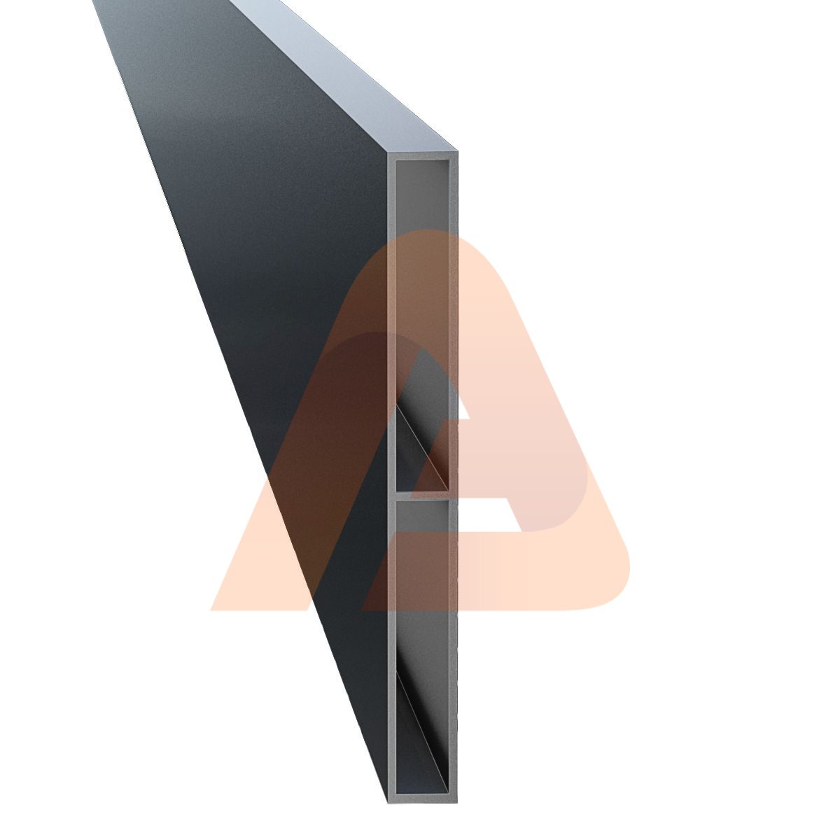 Alu40 4″ x 3/4 x 6ft with (HD middle bar)