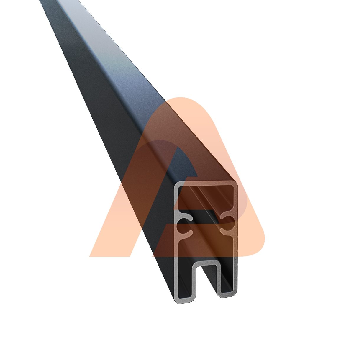 Fence company in Los Angeles - Profile-top-rail-1inch.jpg