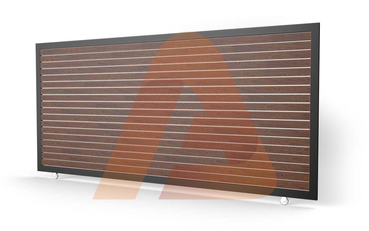 Alu50 T&G woodgrain 12X6 HD USA SLIDING GATE KIT (HD S.G GATE)